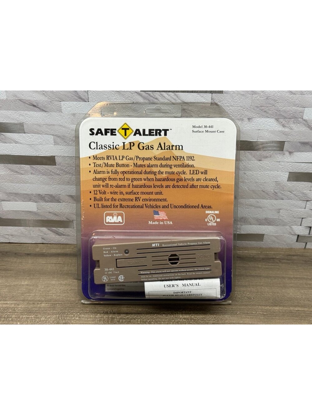 Safe T Alert ClassicSafe T Alert Classic LP Gas Alarm 30-441 RV Propane Detector